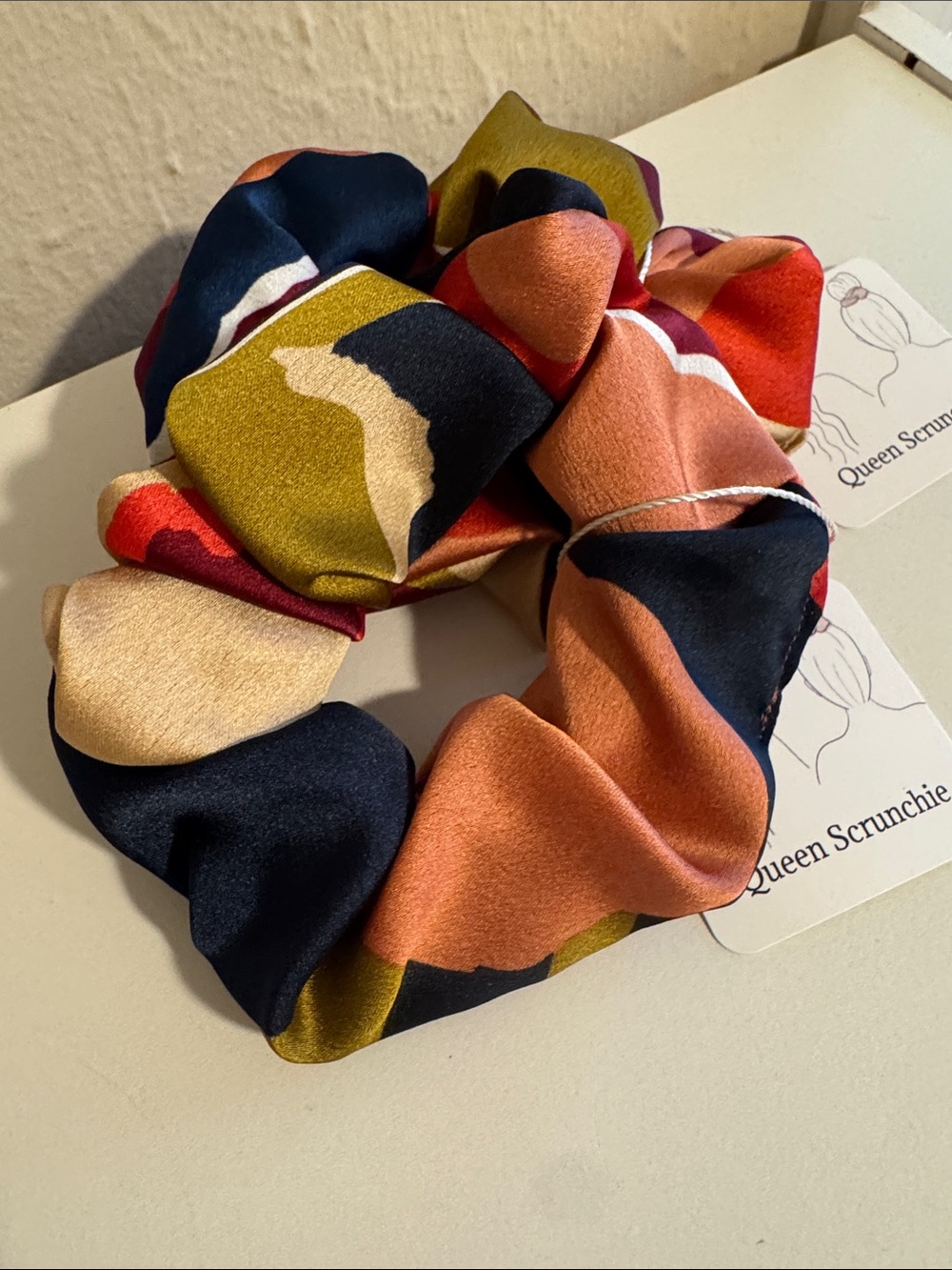 NEW | Multicolor Satin Hair Scrunchie